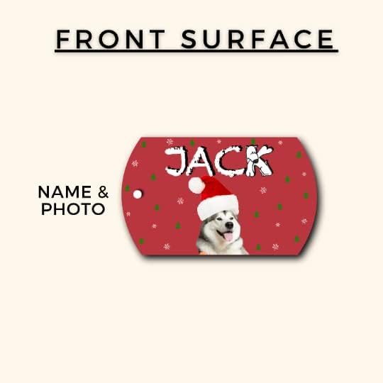 Photo Tag - Christmas Dog Tags with Photo